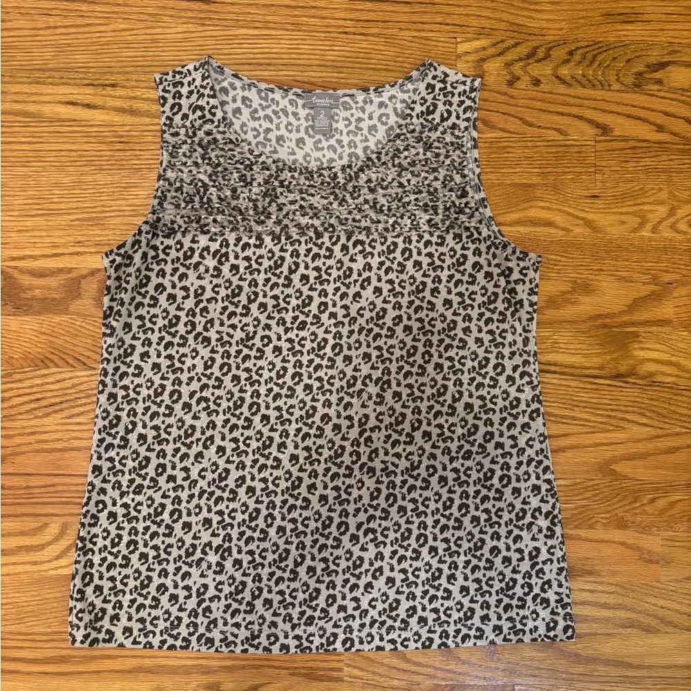 Chico's Animal Print Tank Top